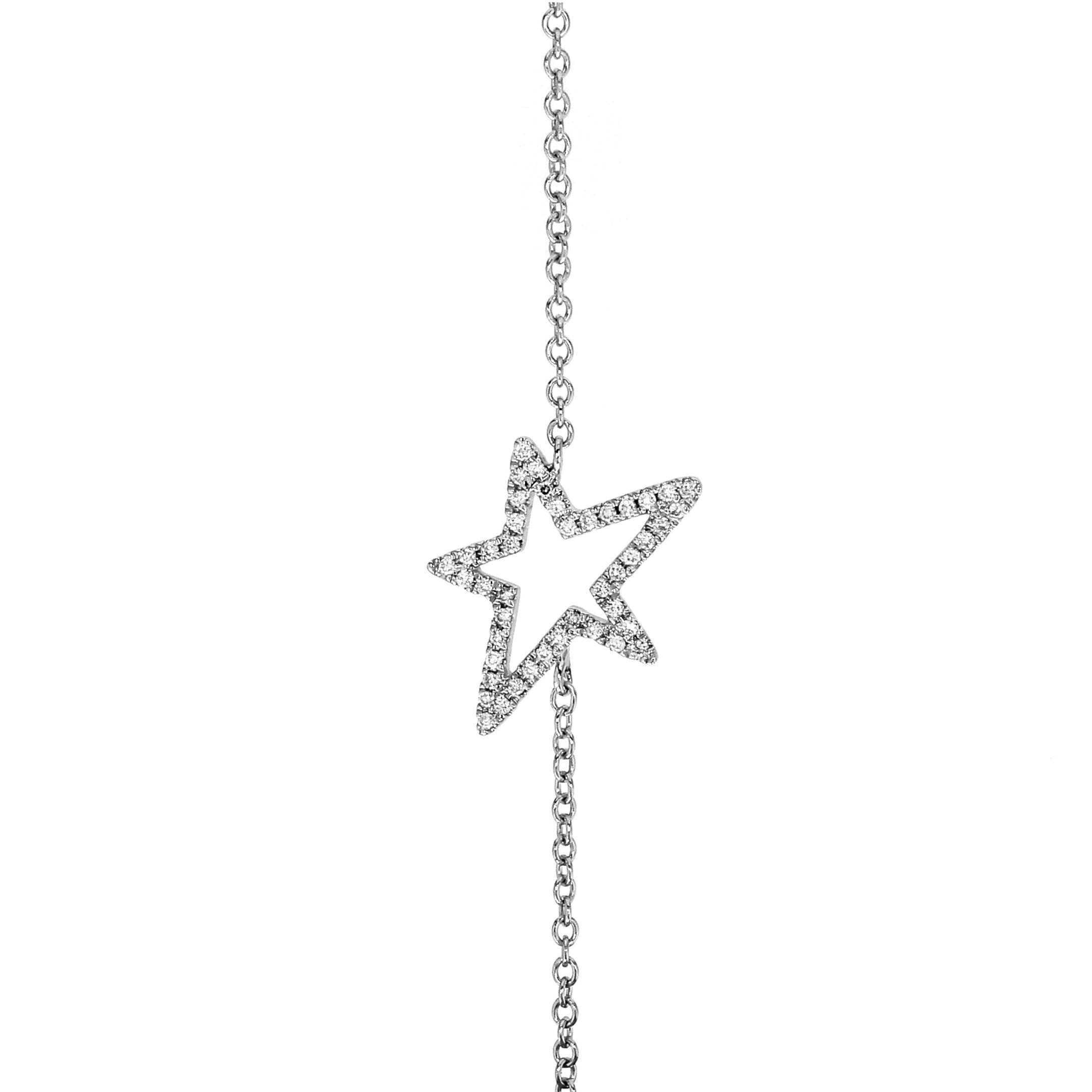 Adamar Jewels LUZ Mito Bracelet in 18K white gold set with diamonds