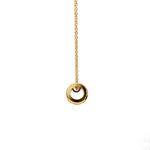 Adamar Jewels VISTOSO Galaxy Necklace in 18K yellow gold with colour sapphire and diamonds