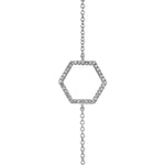 Adamar Jewels LUZ Nube Bracelet in 18K white gold set with diamonds