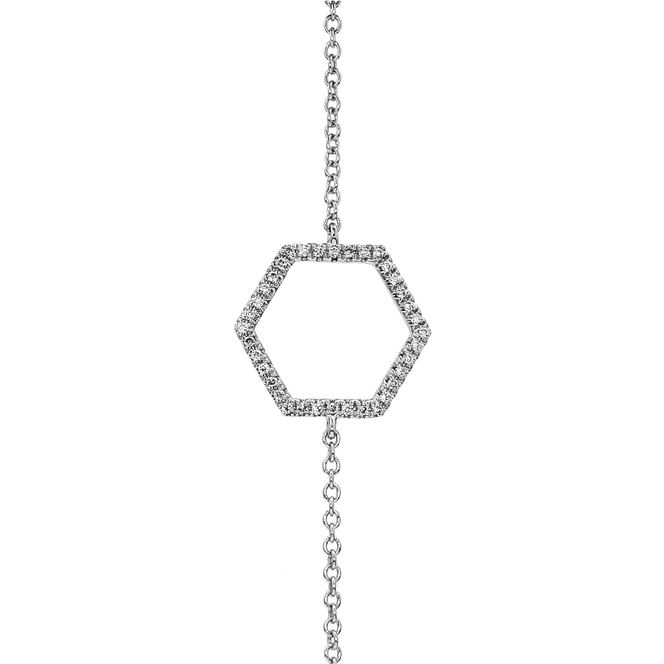 Adamar Jewels LUZ Nube Bracelet in 18K white gold set with diamonds