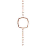 Adamar Jewels LUZ Brisa Bracelet in 18K rose gold set with diamonds