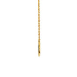 Adamar Jewels LUZ Brisa Necklace in 18K yellow gold set with diamonds