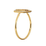 Adamar Jewels LUZ Cielo Ring in 18K yellow gold set with diamonds