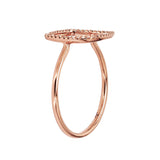 Adamar Jewels LUZ Brisa Ring in 18K rose gold set with diamonds